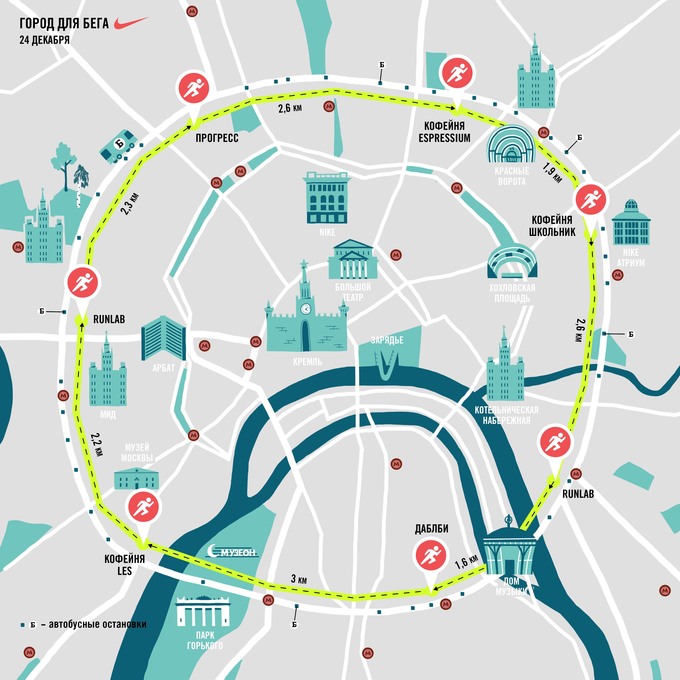 Инфографика карта города